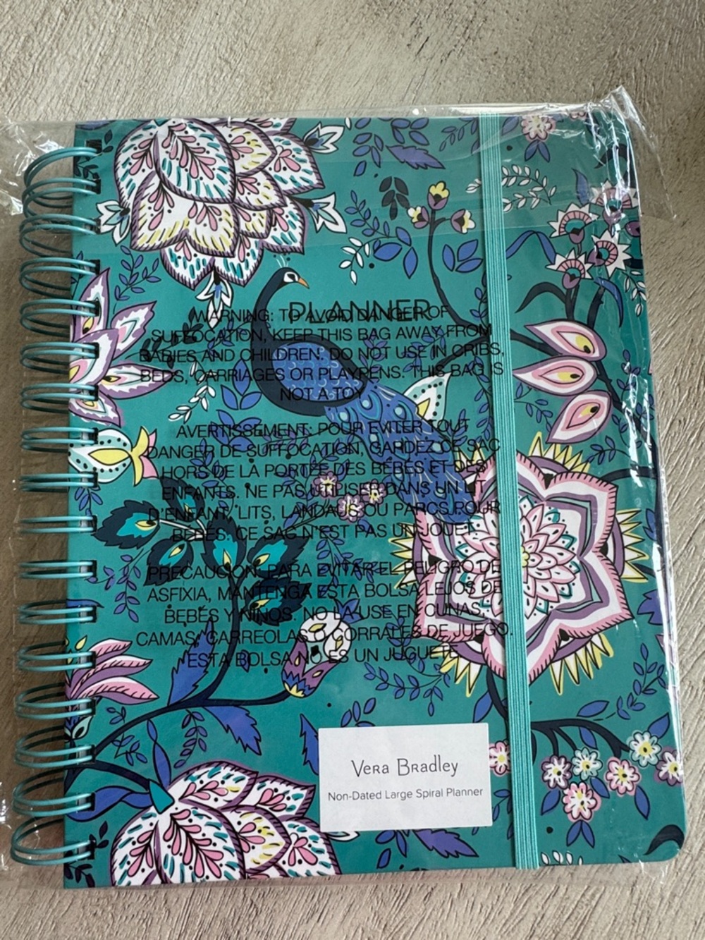 Vera Bradley Spiral non-dated planner